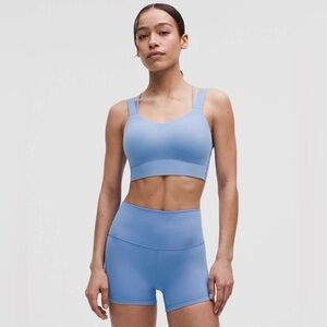 lululemon - Like a Cloud Longline Bra - D/DD Cup - Pool Party - size 8